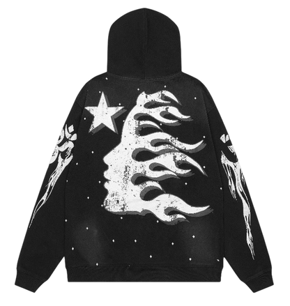 HELLSTAR BLACK HOODIE