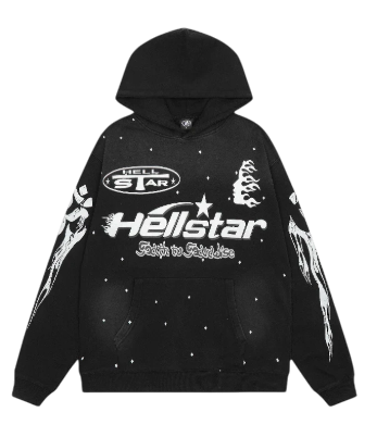 HELLSTAR BLACK HOODIE